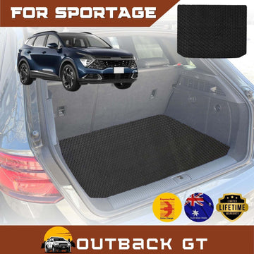 6D Diamond Car Boot Mat for Kia Sportage 2021 - Current (NQ5) (S, SX. SX+) - Heavy Duty Carpet Liner