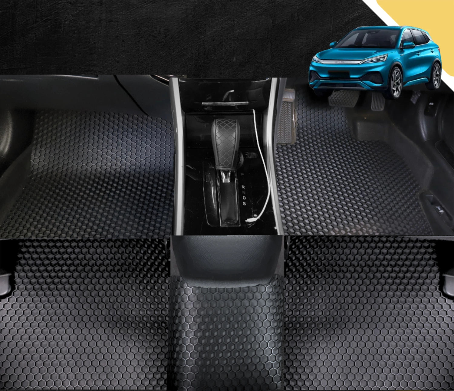 6D PRO Car Floor Mats for BYD Atto 3 2022 - Current (Full Set)