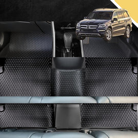 6D PRO Car Floor Mats for Mercedes-Benz GLS-Class 2012 - 2019 (X166) (Ultimate Set)