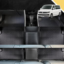 6D PRO Car Floor Mats for VolksWagen Multivan 2016 - Current (T6) (Ultimate Set)-1