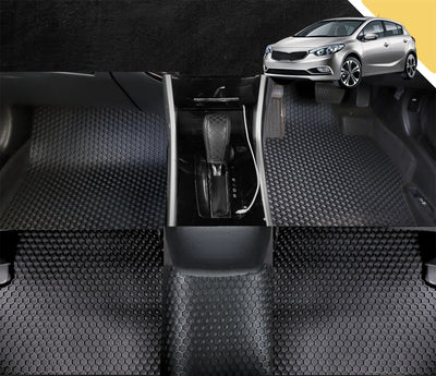 6D PRO Car Floor Mats for Kia Cerato 2013 - 2018 (YD) (Full Set)