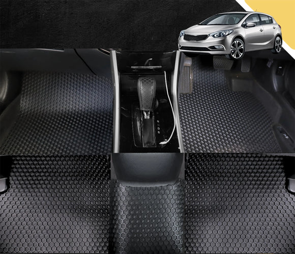 6D PRO Car Floor Mats for Kia Cerato 2013 - 2018 (YD) (Full Set)