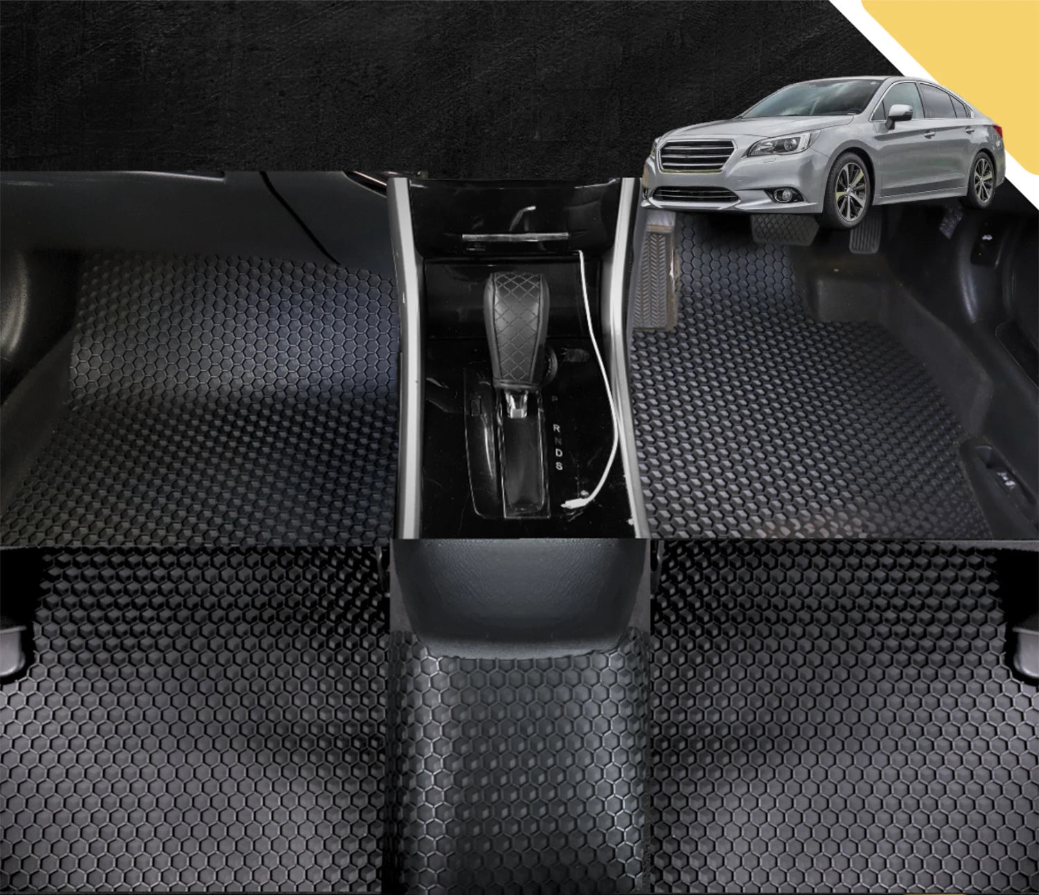 6D PRO Car Floor Mats for Subaru Liberty 2015 - 2020 6GEN (Full Set)