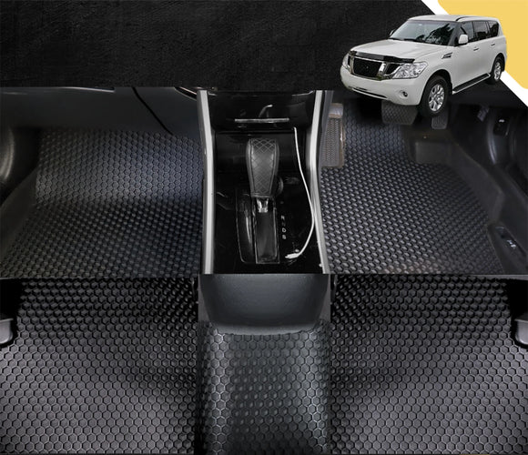6D PRO Car Floor Mats for Nissan Patrol Y61 1997 - 2016 Single Cab/Chassis Front Only(Y61) (Full Set)