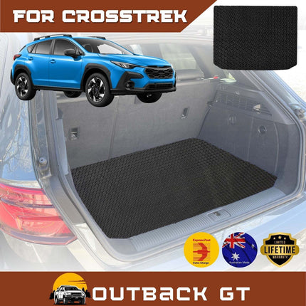 6D Diamond Car Boot Mat for Subaru Crosstrek 2023 - Current (GU) (Hybrid) - Heavy Duty Carpet Liner