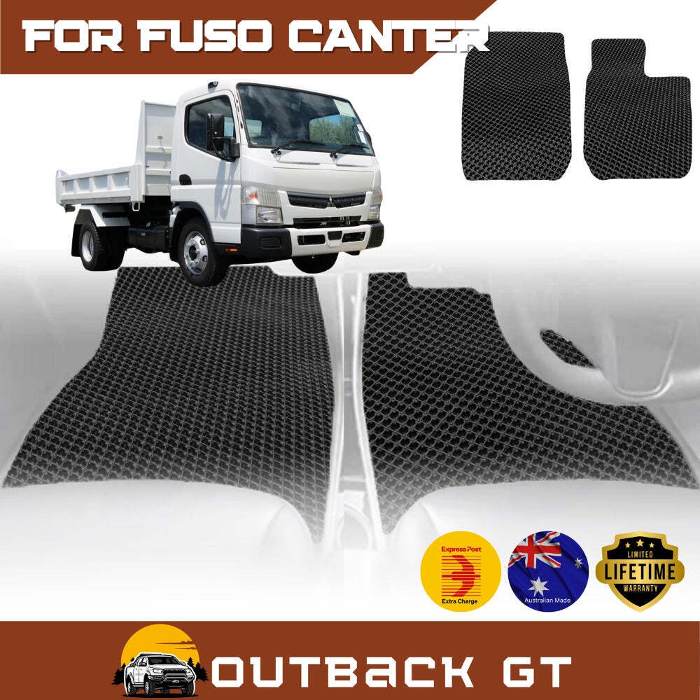 6D Diamond Car Floor Mats for Mitsubishi Fuso Canter 2010 - Current (8th Gen) - Custom-Fit Carpet Liner