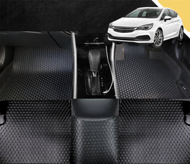 6D PRO Car Floor Mats for Holden Astra 2016 - 2020 (BL BK) (Full Set)