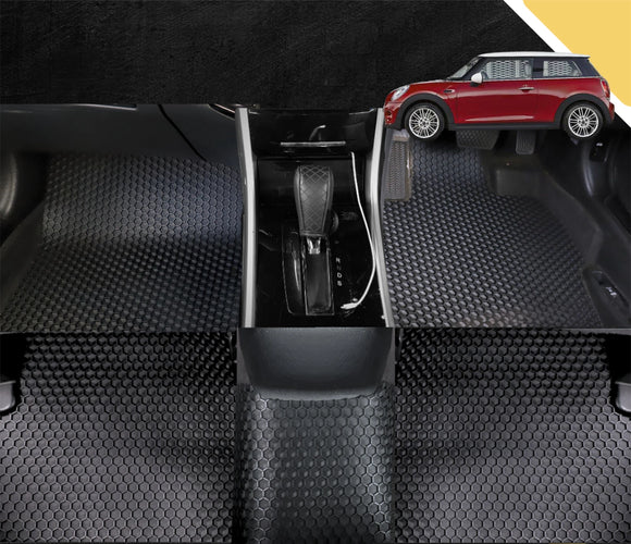 6D PRO Car Floor Mats for MINI Cooper 3-Door Hatch 2014 - 2024 (F56) (Full Set)