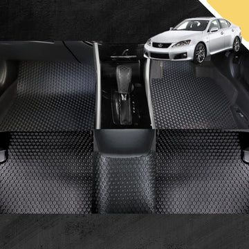 6D PRO Car Floor Mats for Lexus IS 2013 - 2021 30R, 31R (Full Set)