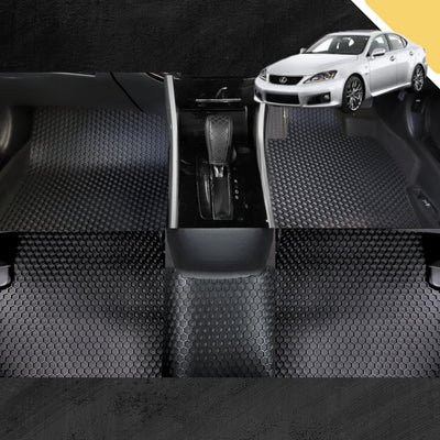 6D PRO Car Floor Mats for Lexus IS 2013 - 2021 30R, 31R (Full Set)