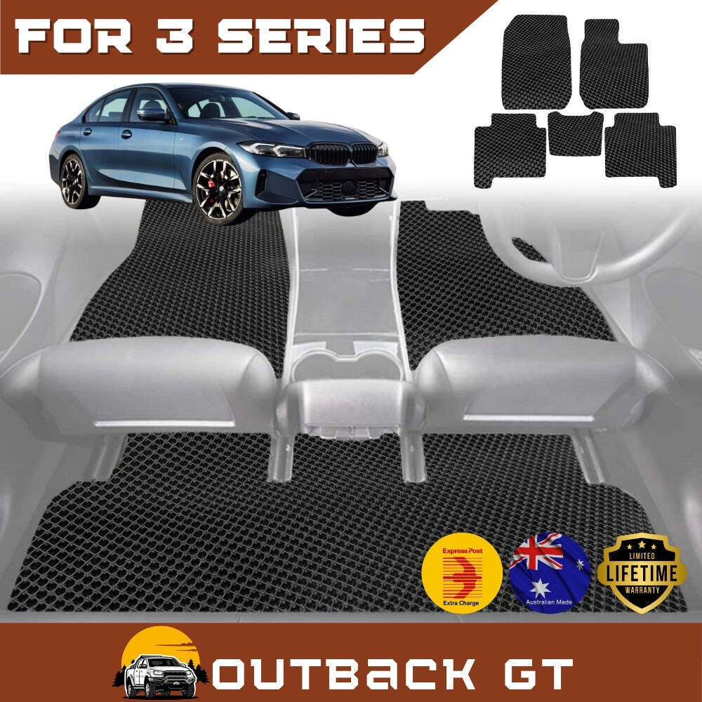 6D Diamond Car Floor Mats for BMW 3 Series 2018 - Current (G20 G21) - Custom-Fit Carpet Liner