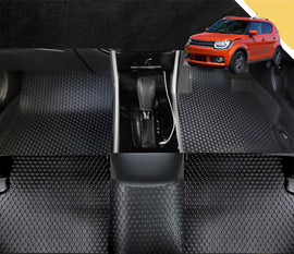 6D PRO Car Floor Mats for Suzuki Ignis 2016 - Current MF (Full Set)