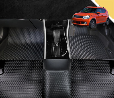 6D PRO Car Floor Mats for Suzuki Ignis 2016 - Current MF (Full Set)