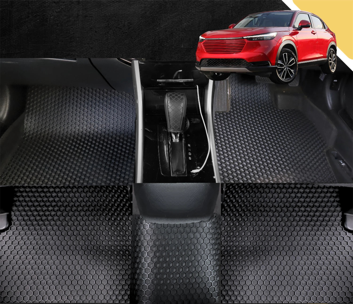 6D PRO Car Floor Mats for Honda HR-V 2022 - Current (RV) (Full Set)