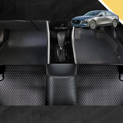6D PRO Car Floor Mats for Mazda 3 2019 - Current (BP) (Full Set)