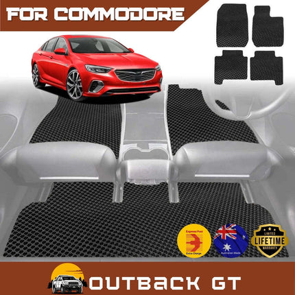6D Diamond Car Boot Mat for Holden Commodore 2018 - 2020 (ZB) (Wagon) - Heavy Duty Carpet Liner