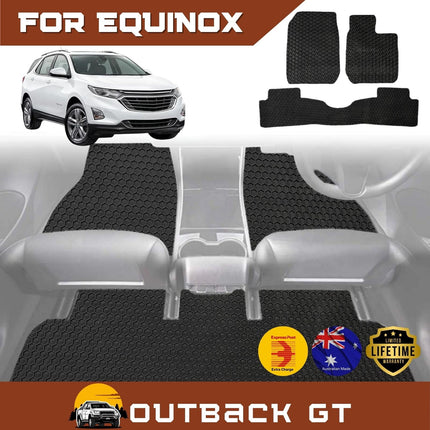 6D Diamond Car Boot Mat for Holden Equinox 2017 - 2020 EQ  - Heavy Duty Carpet Liner