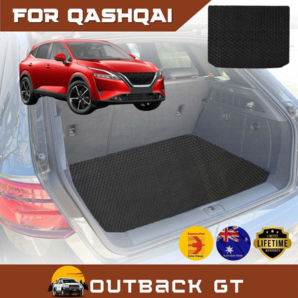 6D Diamond Car Boot Mat for Nissan QASHQAI 2022 - Current (J12)  - Heavy Duty Carpet Liner