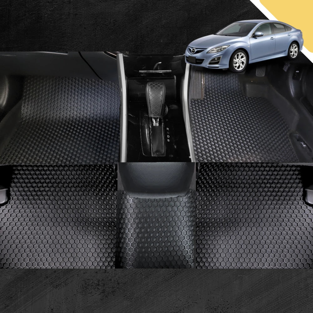 6D PRO Car Floor Mats for Mazda 6 2008 - 2012 (GH) (Full Set)