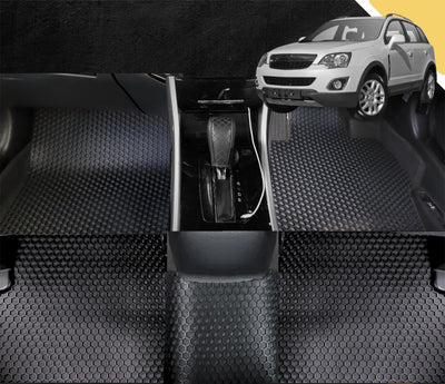 6D PRO Car Floor Mats for Holden Captiva 5 2006 - 2015 CG, CG II (Full Set)