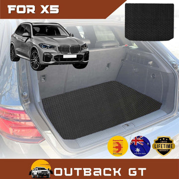 6D Diamond Car Boot Mat for BMW X5 2007 - 2013 (E70)  - Heavy Duty Carpet Liner