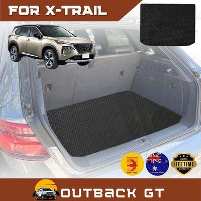 6D Diamond Car Boot Mat for Nissan X-TRAIL 2022 - Current (T33)  - Heavy Duty Carpet Liner