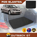 6D Diamond Car Boot Mat for Hyundai Elantra 2011 - 2015 MD  - Heavy Duty Carpet Liner-1