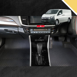 6D PRO Car Floor Mats for Toyota Hiace Van 2019 - Current (Crew) (Front Set)