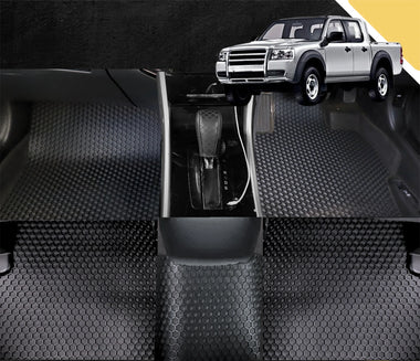 6D PRO Car Floor Mats for Ford Ranger 2006 - 2011 (PJ/PK) (Full Set)