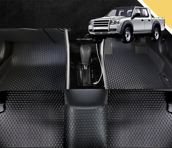 6D PRO Car Floor Mats for Ford Ranger 2006 - 2011 (PJ/PK) (Full Set)