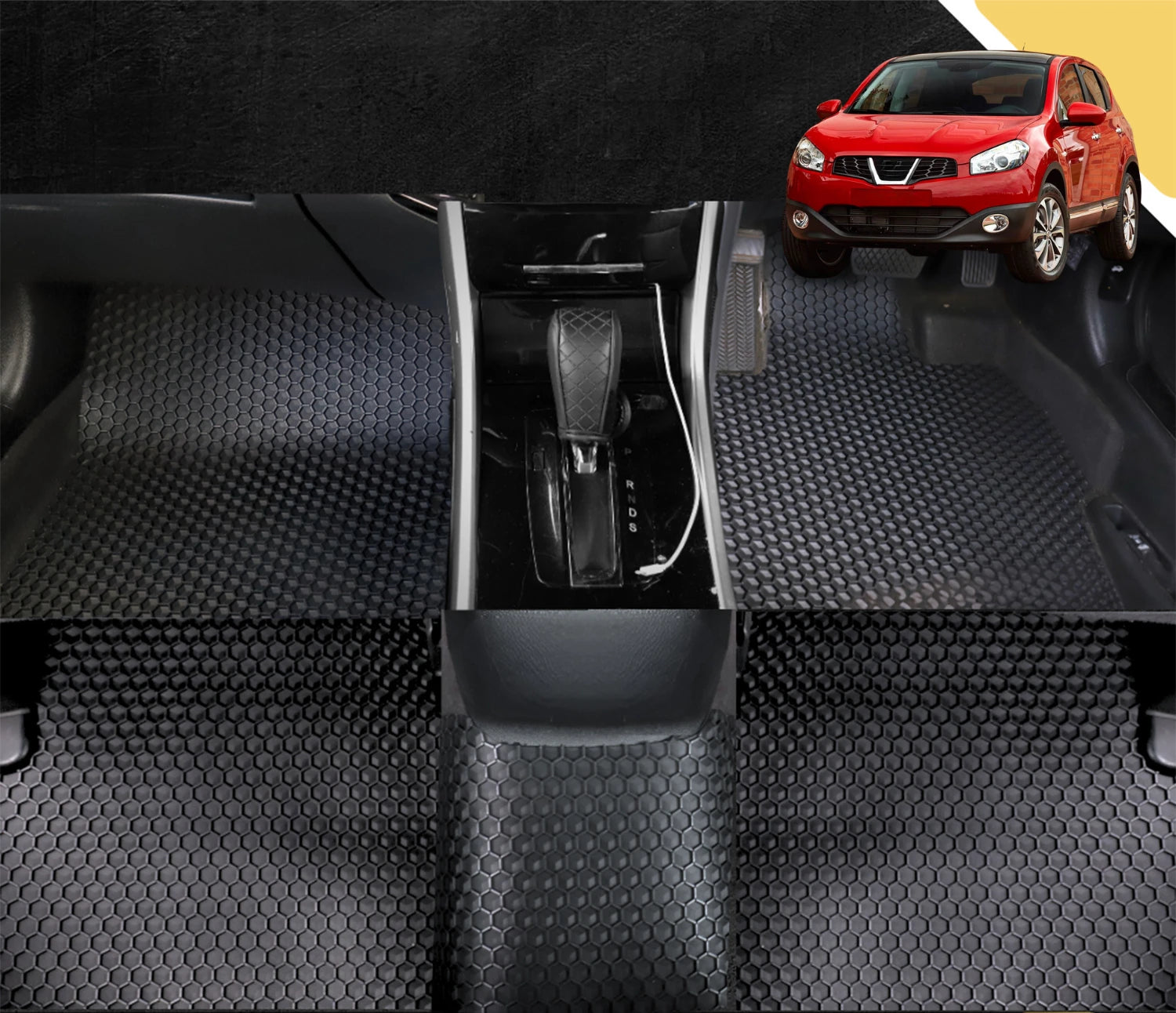 6D PRO Car Floor Mats for Nissan Dualis 2007 - 2014 J10 (Full Set)