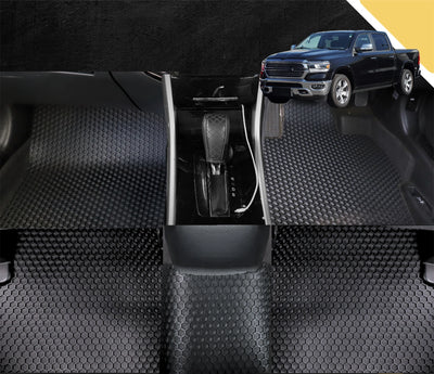 6D PRO Car Floor Mats for RAM 1500 Express 2019 - Current (DT) (Full Set)