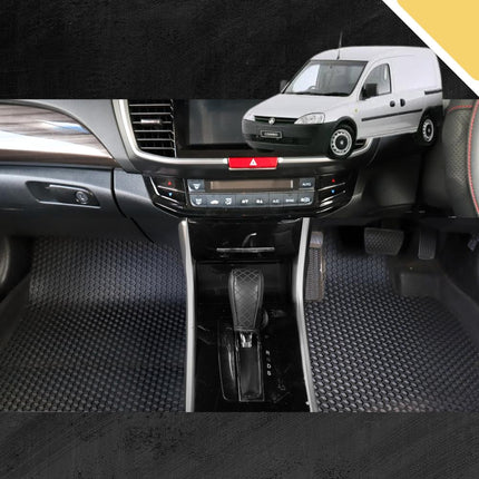 6D PRO Car Floor Mats for Holden Combo 2002 - 2013 (XC) (Front Set)