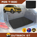 6D Diamond Car Boot Mat for VolksWagen T-Roc 2017 - Current (A1)  - Heavy Duty Carpet Liner-1