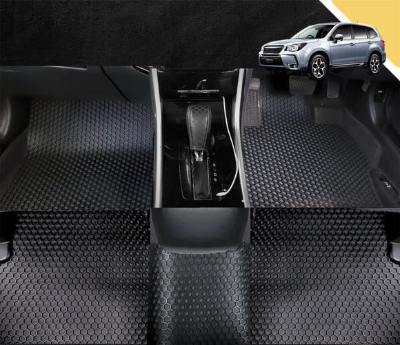 6D PRO Car Floor Mats for Subaru Forester 2013 - 2018 (SJ) (Full Set)