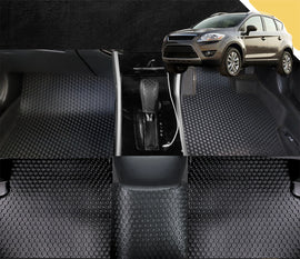 6D PRO Car Floor Mats for Ford Kuga TF 2012 - 2016 TE (Full Set)
