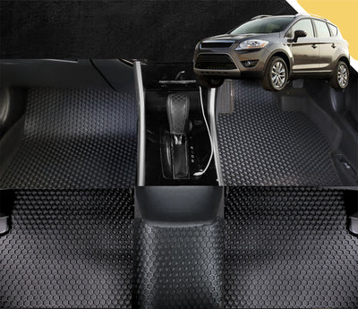 6D PRO Car Floor Mats for Ford Kuga TF 2012 - 2016 TE (Full Set)