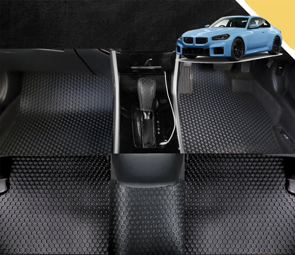 6D PRO Car Floor Mats for BMW M2 2023 - Current (G87) (Full Set)