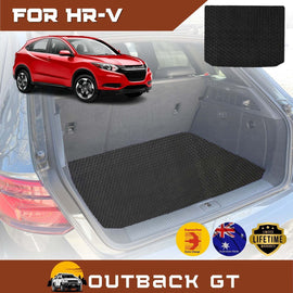 6D Diamond Car Boot Mat for Honda HR-V 2015 - 2021 (RU)  - Heavy Duty Carpet Liner
