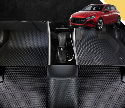 6D PRO Car Floor Mats for Hyundai i20 N 2020 - Current (BC3/BI3) (Full Set)