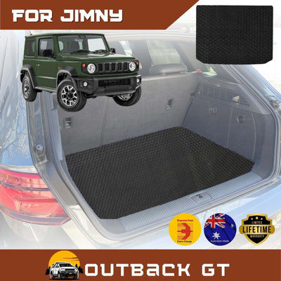 6D Diamond Car Boot Mat for Suzuki Jimny 2018 - Current Manual (Config) - Heavy Duty Carpet Liner