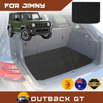 6D Diamond Car Boot Mat for Suzuki Jimny 2018 - Current Manual (Config) - Heavy Duty Carpet Liner