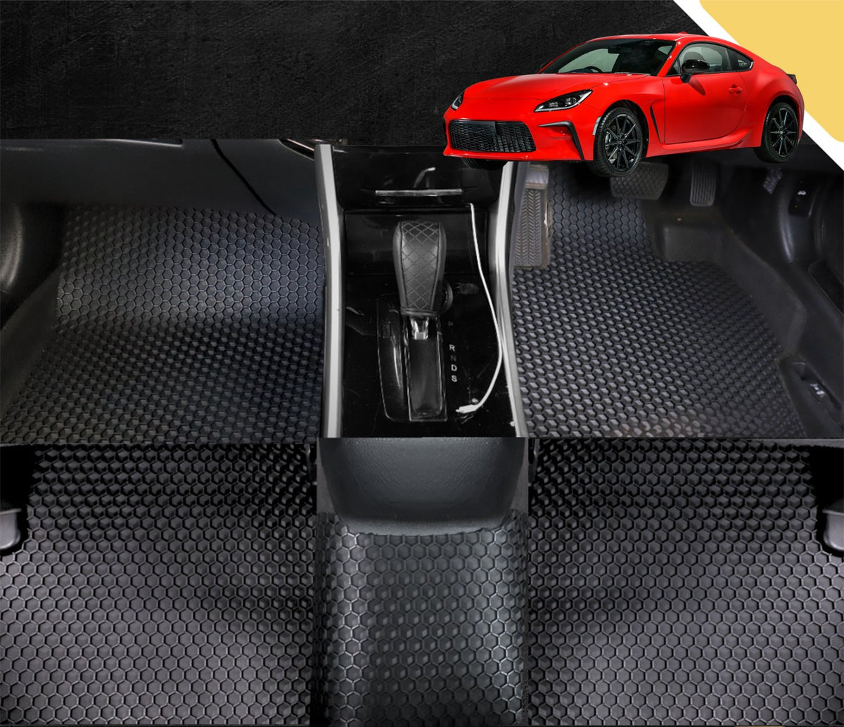 Current Automats 6D PRO Car Floor Mats for Toyota GR86 2022 - Current | Outback GT
