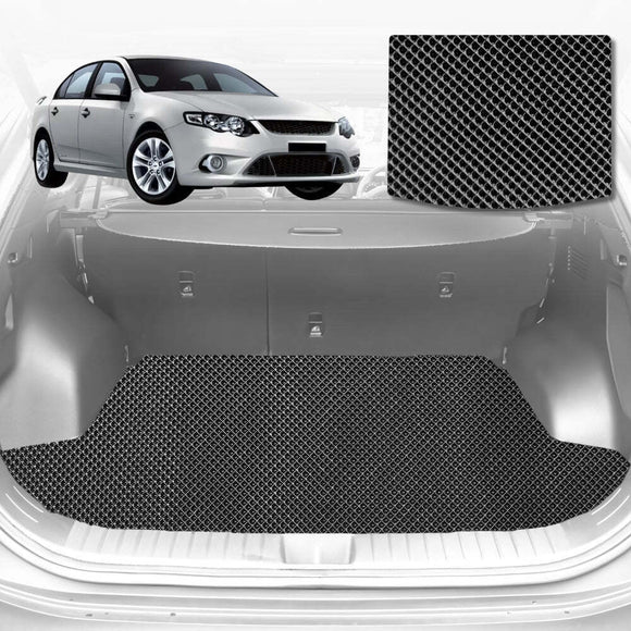 6D Diamond Car Boot Mat for Ford Falcon 2002 - 2008 (BA BF) (with LPG System) - Heavy Duty Carpet Liner
