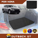 6D Diamond Car Boot Mat for Hyundai Kona 2017 - 2023 (OS) (with flaps) - Heavy Duty Carpet Liner-1