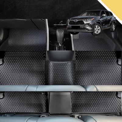6D PRO Car Floor Mats for Toyota Kluger 2021 - Current (XU70) (Ultimate Set)