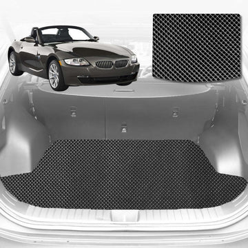 6D Diamond Car Boot Mat for BMW Z4 Roadster 2002 - 2008 (E85 E86) (Coupe) - Heavy Duty Carpet Liner