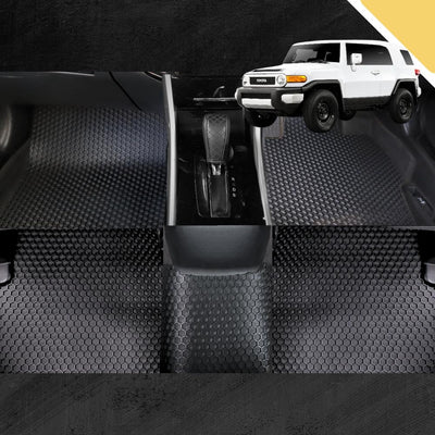 6D PRO Car Floor Mats for Toyota FJ Cruiser 2010 - 2017 (Full Set)