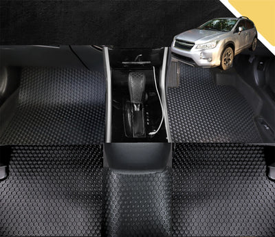 6D PRO Car Floor Mats for Subaru XV 2012 - 2017 (GP) (Full Set)