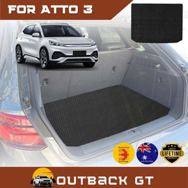6D Diamond Car Boot Mat for BYD Atto 3 2022 - Current  - Heavy Duty Carpet Liner